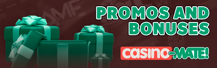 Bonus offers from Casino Mate for AU players - a list of available bonuses